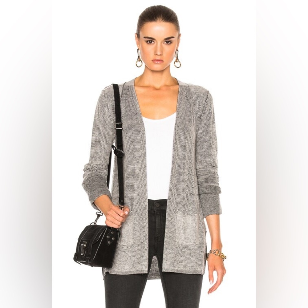 ATM | Anthony Thomas Melillo Waffle Stitch Cardigan Sweater S